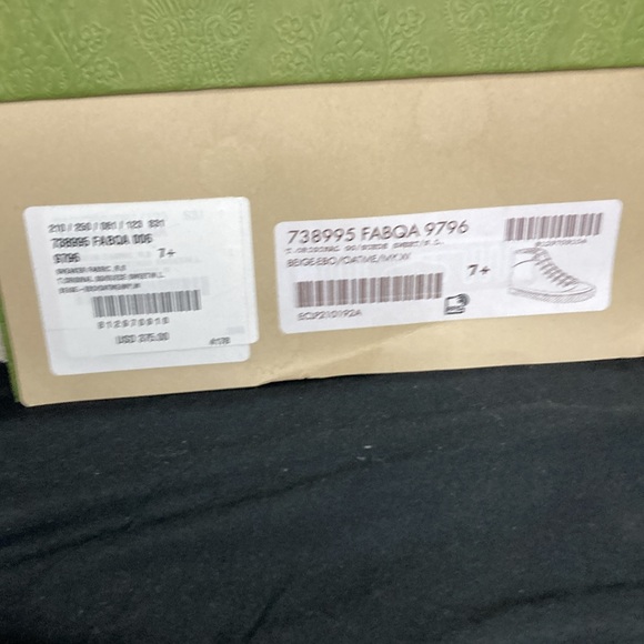 Slightly authentic used worn Gucci sneakers once maybe twice - Picture 3 of 12